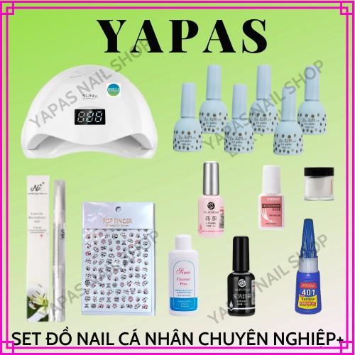 Combo set dụng cụ làm móng cá nhân chuyên nghiệp kèm sơn XIMEN 06 màu