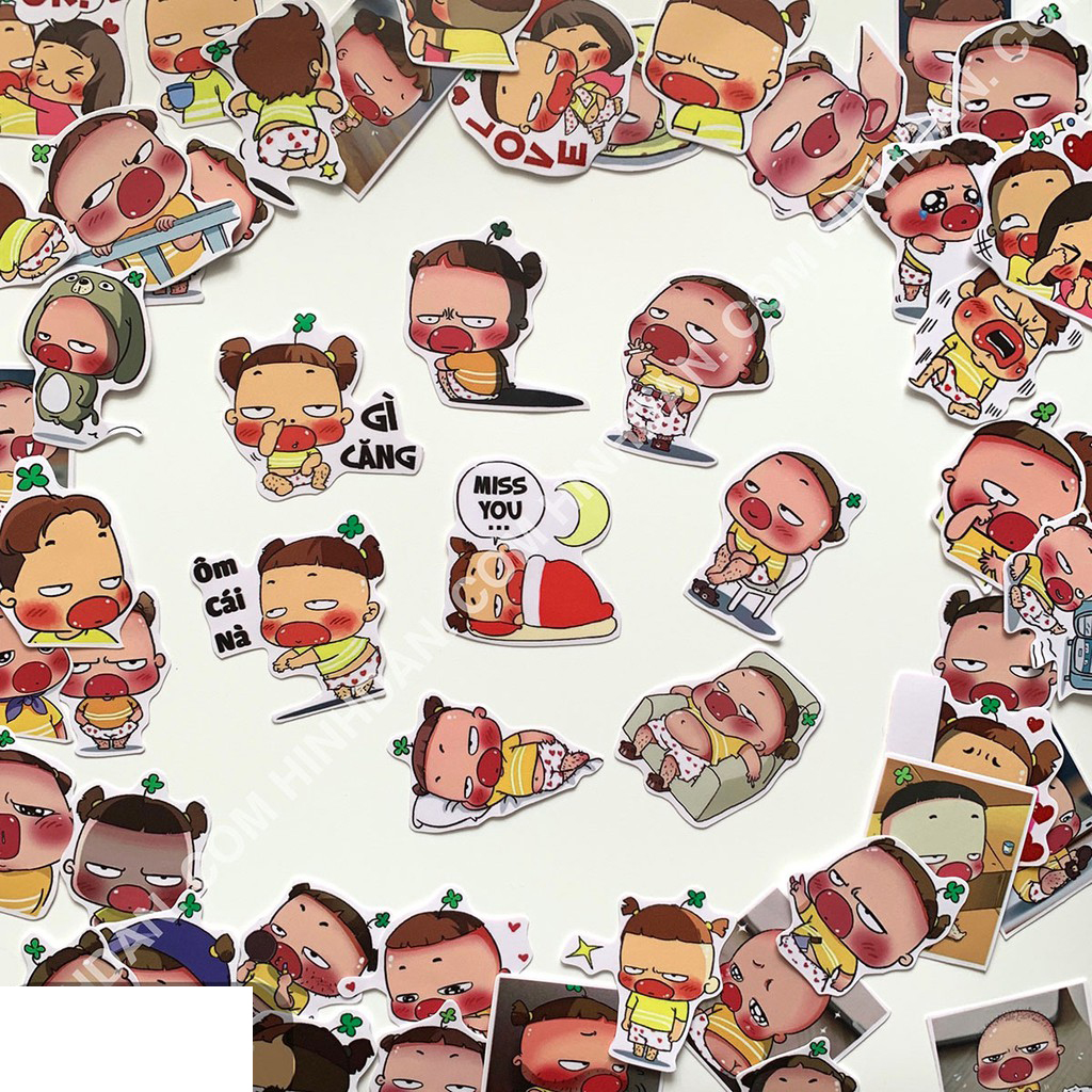 Set 60 Sticker QUỲNH AKA