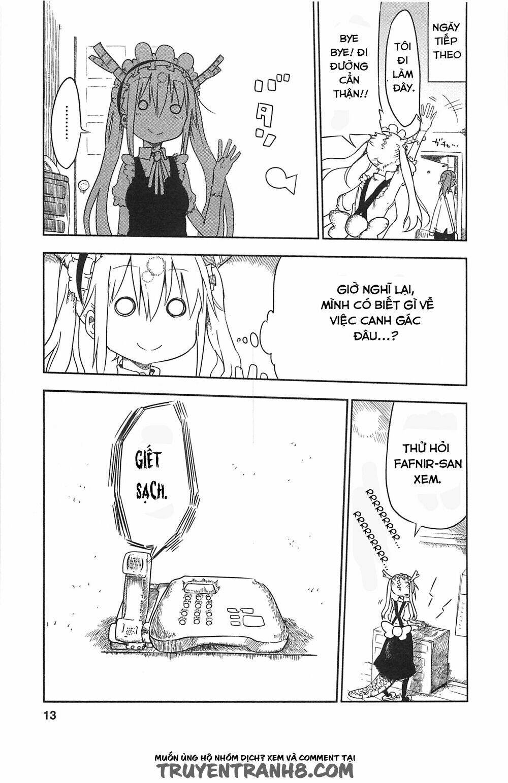 con rồng hầu gái chapter 1 12