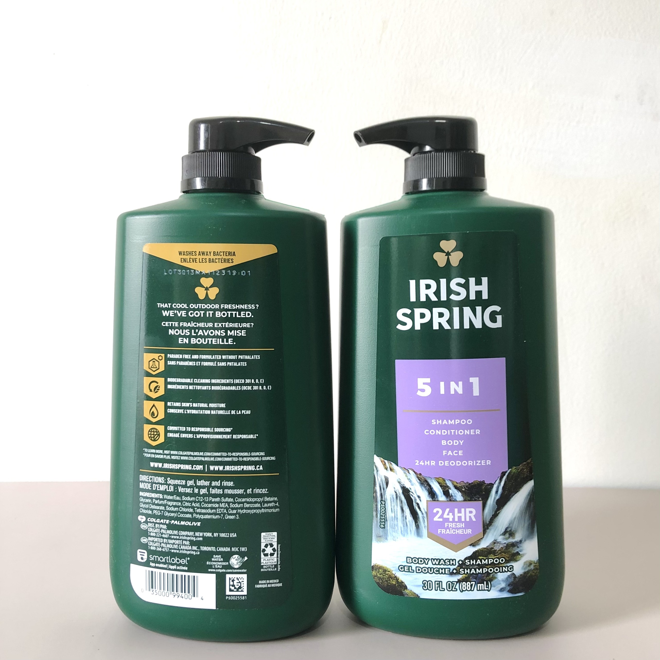 Sữa tắm Irish Spring 5 in 1 887ml Nhập Mỹ