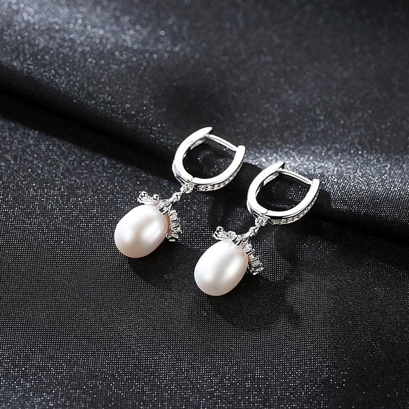 Bông Tai Ngọc Trai Cao Cấp B2348 Cỡ Hạt 10x11 Ly Bảo Ngọc Jewelry