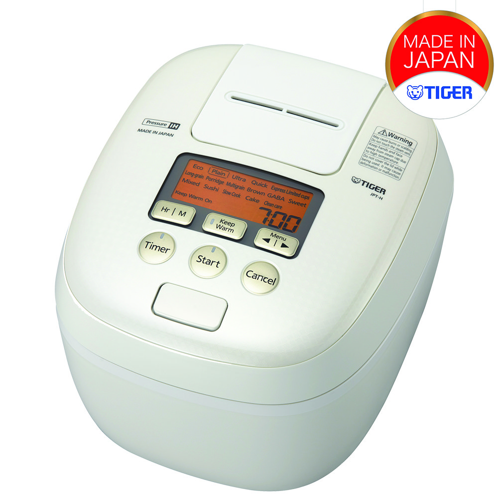 Nồi cơm điện tử cao tần áp suất kép Tiger 3 trong 1 JPT-H18S (1.8L) - Hàng Chính Hãng