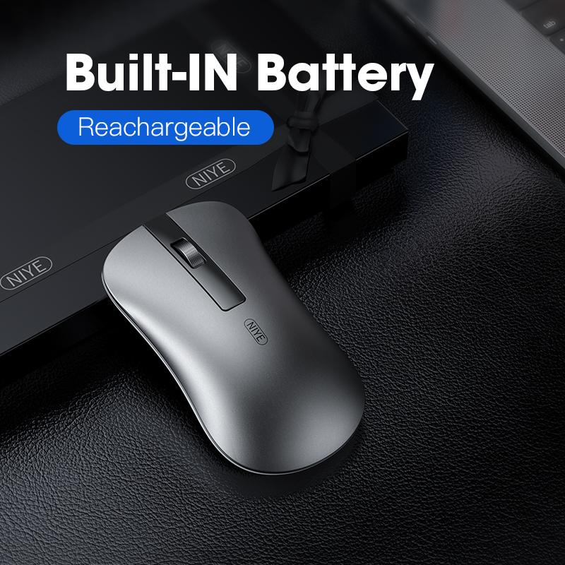 Chuột Bluetooth Không Dây 2.4GHz Chuột Cho Huawei Chuột Yên Tĩnh DPI Gaming Văn Phòng Ergonomic Cho Macbook Laptop PC