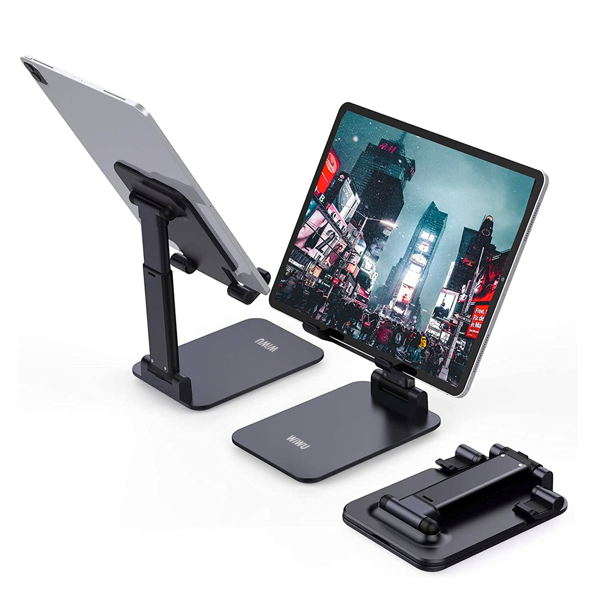 Stand/ Giá đỡ nhôm gập gọn kê điện thoại, Máy tính bảng, iPhone, iPad WIWU - Hàng Chính Hãng