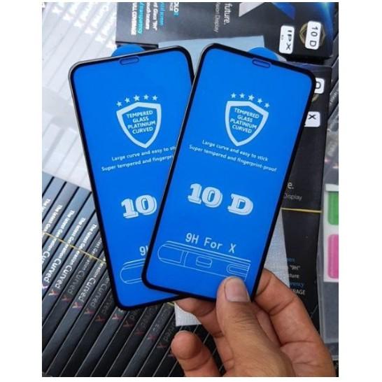 Kính Cường Lực 10D Full Màn Tràn Viền Cho 6/6s/6lus/6splus/7/7plus/8/8plus/X/SX/XR/XSMAX (TẶNG MIẾNG LAU KÍNH)