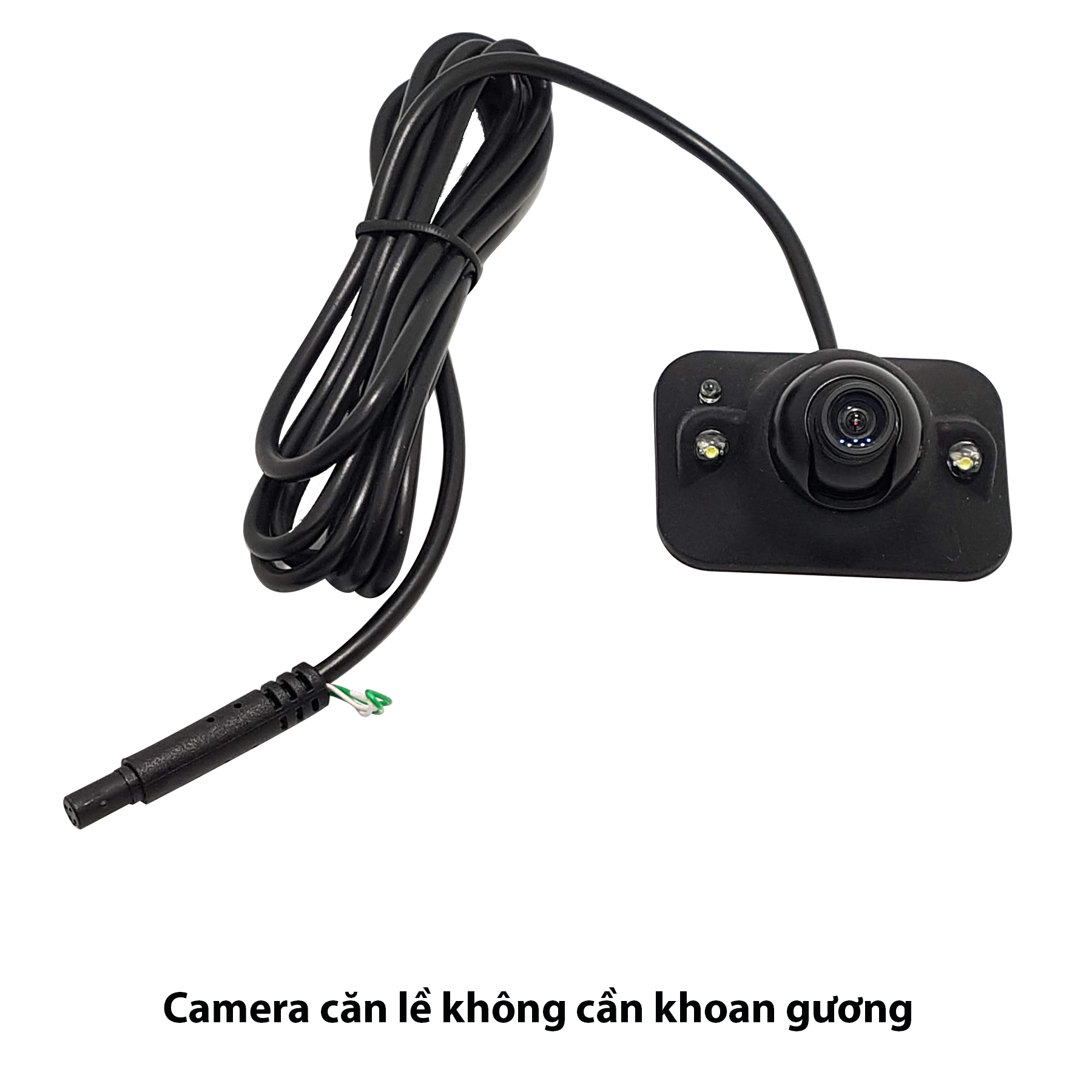 Camera căn lề không cần khoan gương, độ phân giải HD 720P, góc quay 140 độ, siêu nét