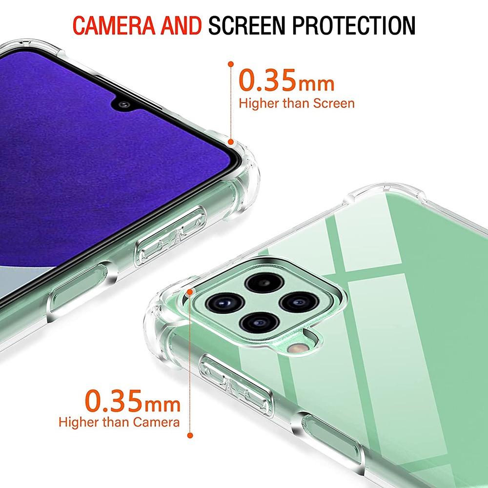 Ốp lưng cho Samsung J4 J6 J7 Plus J7 Prime J7 Pro M11 M20 M21 M30S M32 Silicone Trong suốt Chống sốc