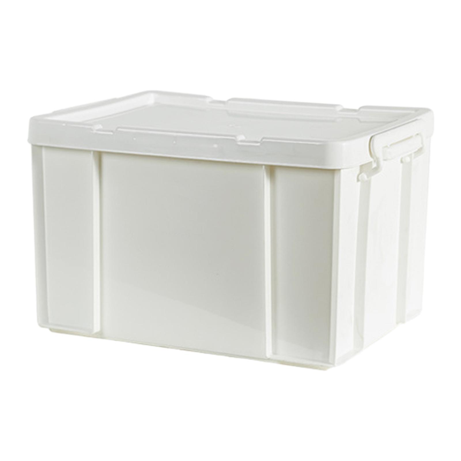 Industrial Tote Bin Stackable Storage Containers for Shelf Toys Moving House
