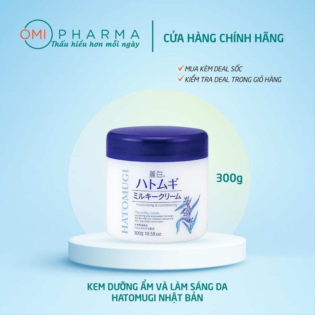 Combo Nước Dưỡng Ẩm Và Kem Dưỡng Ẩm Làm Trắng Da Hatomugi Nhật Bản