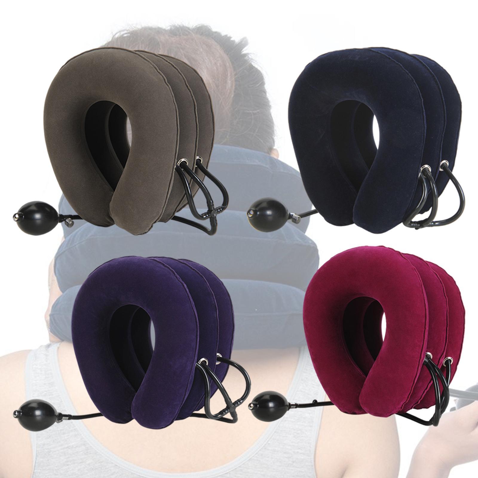 Neck Traction Device Inflatable  Support Pillow