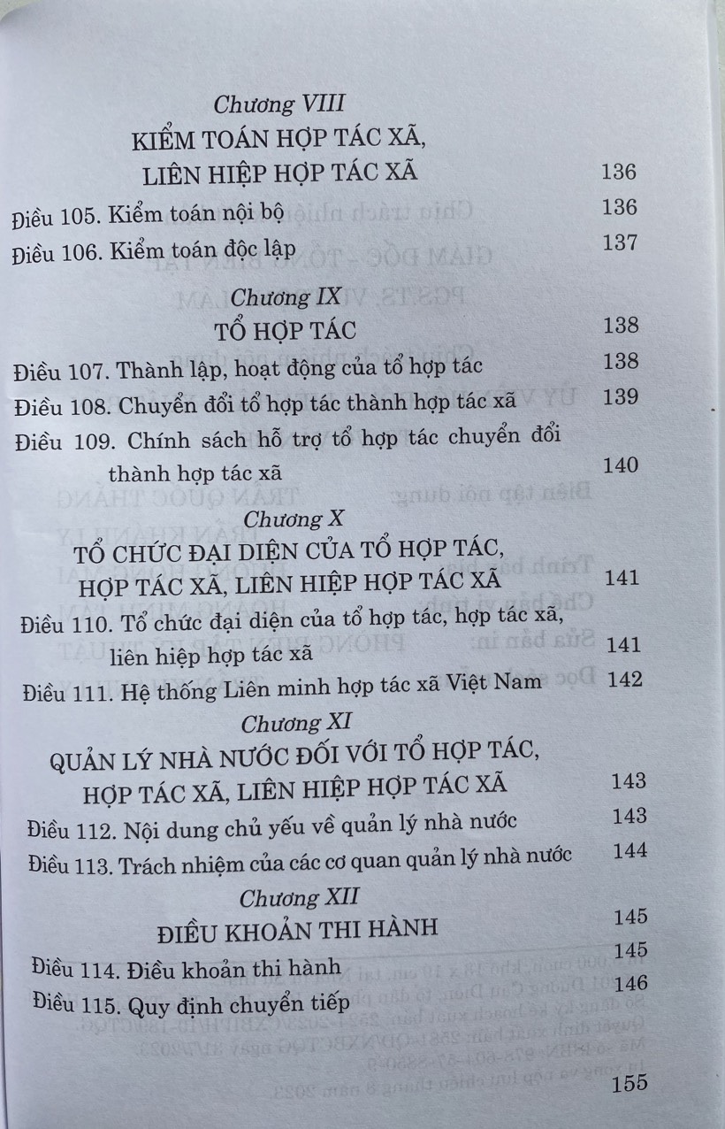 Luật Hợp Tác Xã