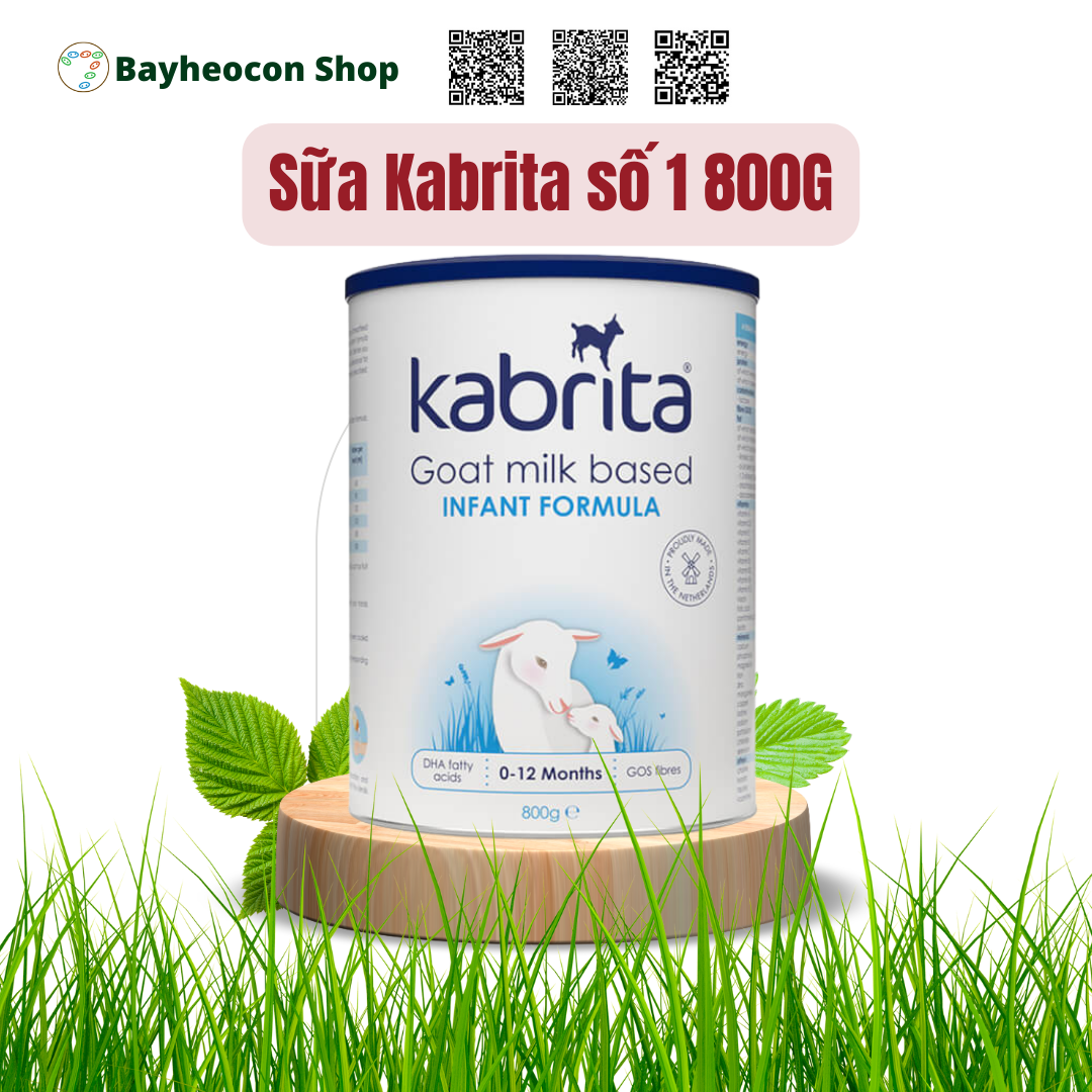 [DATE 2026 - MUA 1 TẶNG 1] Sữa dê Kabrita Số 1 800g (0-12 tháng)