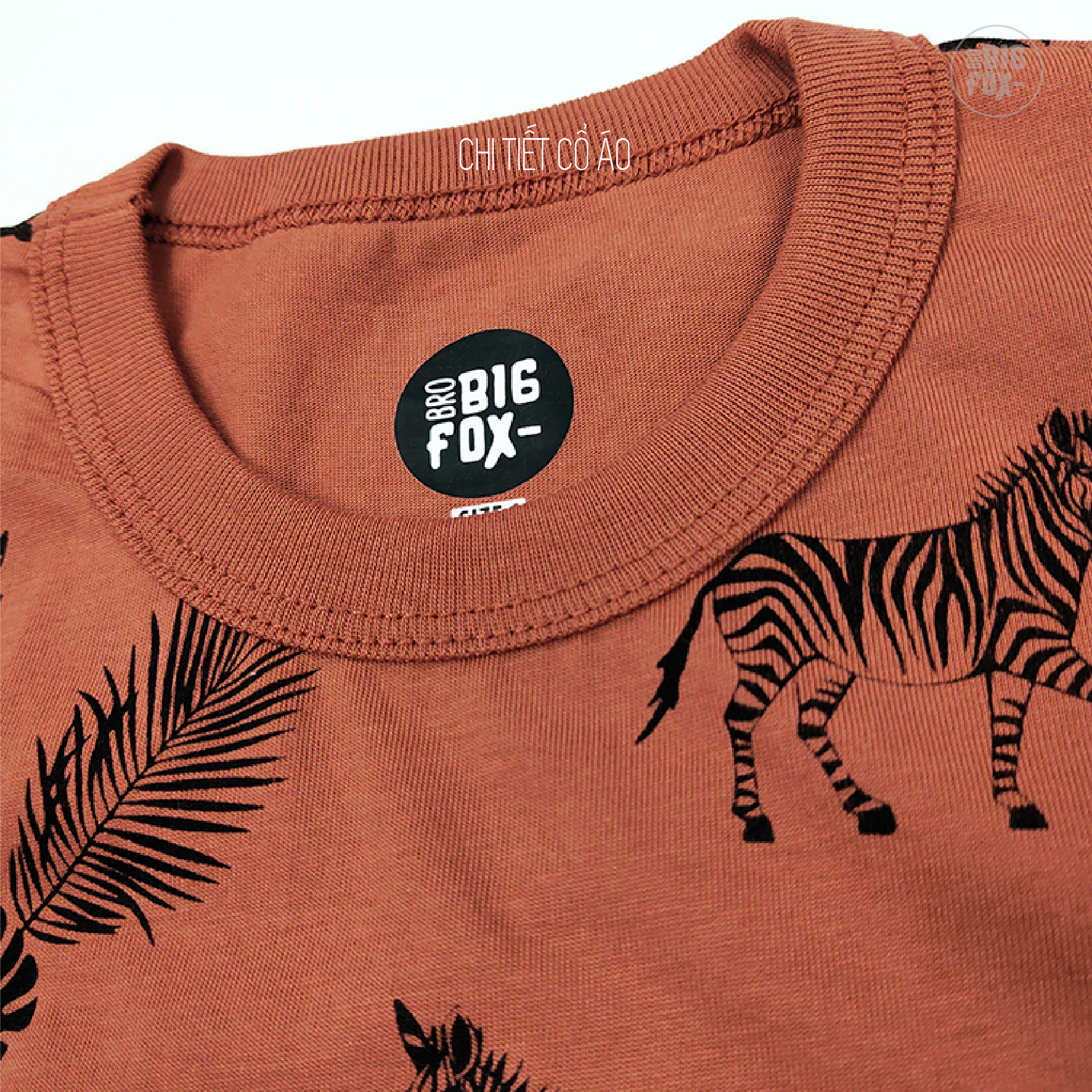 Bộ Ba Lỗ Bé Trai Bigfox, Bộ Quần Áo Trẻ Em Mùa Hè Chất Cotton Mát In Hình Ngựa Vằn Stronger
