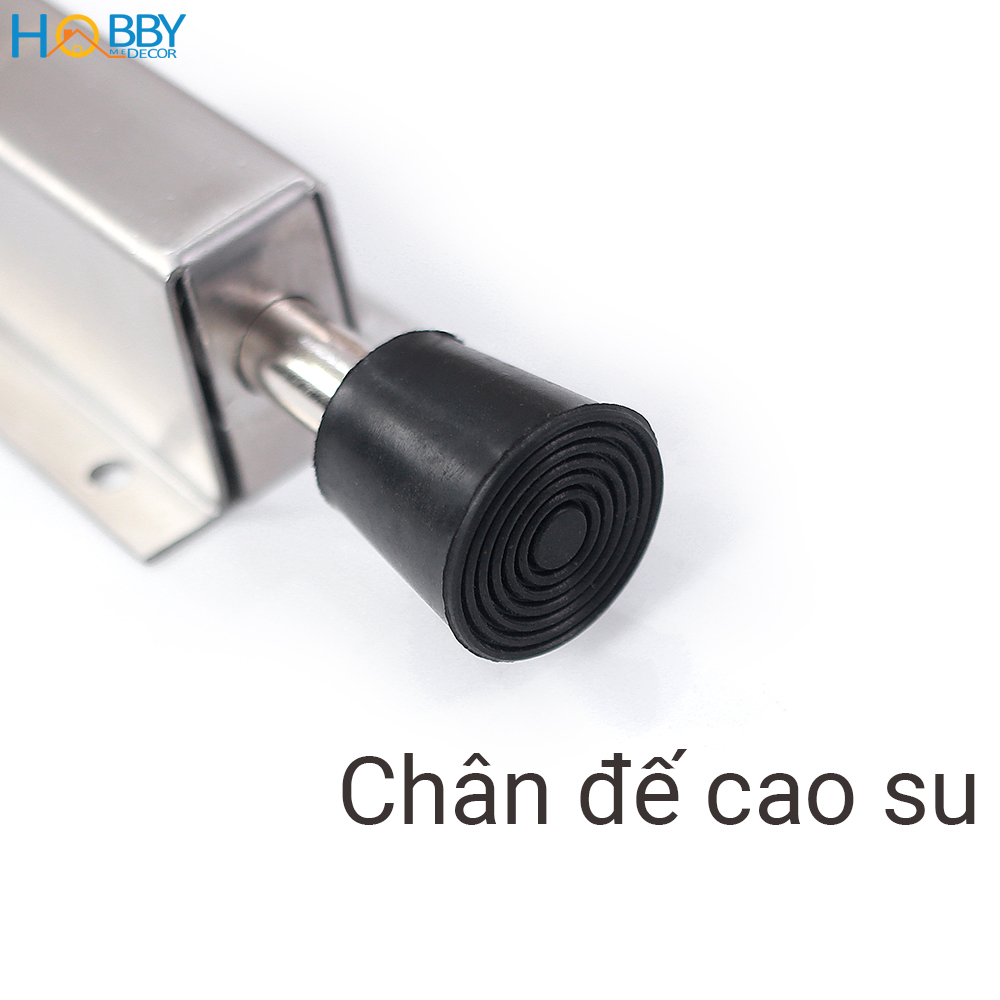 Đồ chặn cửa chốt đạp lò xo đế cao su Hobby Home Decor CCD1 loại giữ cửa với gió mạnh