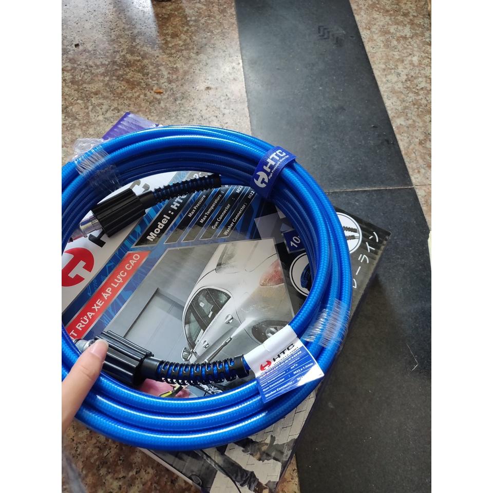 Dây xịt rửa xe HIỆU HTC LOẠI 20M,HTC6512-20W1 từ nhựa PVC áp lực cao 480 bar,ĐK 6.5*12mm,