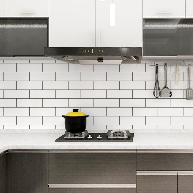 Cuộn 3mét decal giấy Dán Bếp chống dầu mỡ Ô Gạch