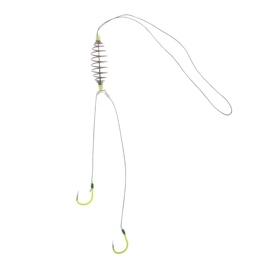 5 Pieces Spring Explosion Fishing Hook Group Carp Fishing Circle Barbed Hook