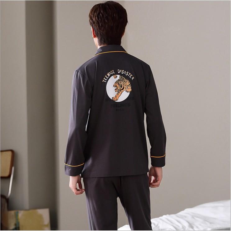 Đồ bộ Pijama-Đồ ngủ nam cao cấp phong cách Hàn Quốc, chất COTTON 100 dày dặn & thoáng khí