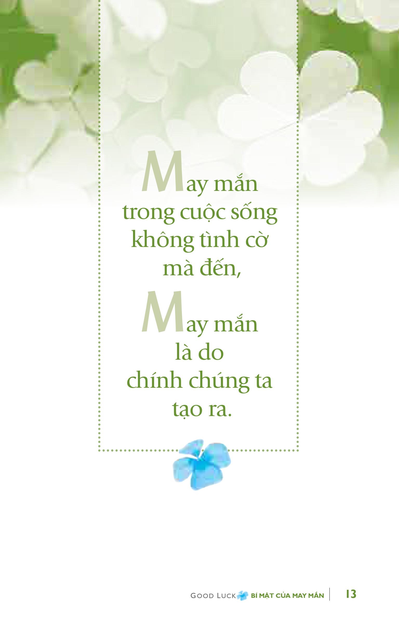 Bí Mật Của May Mắn - Khổ Lớn