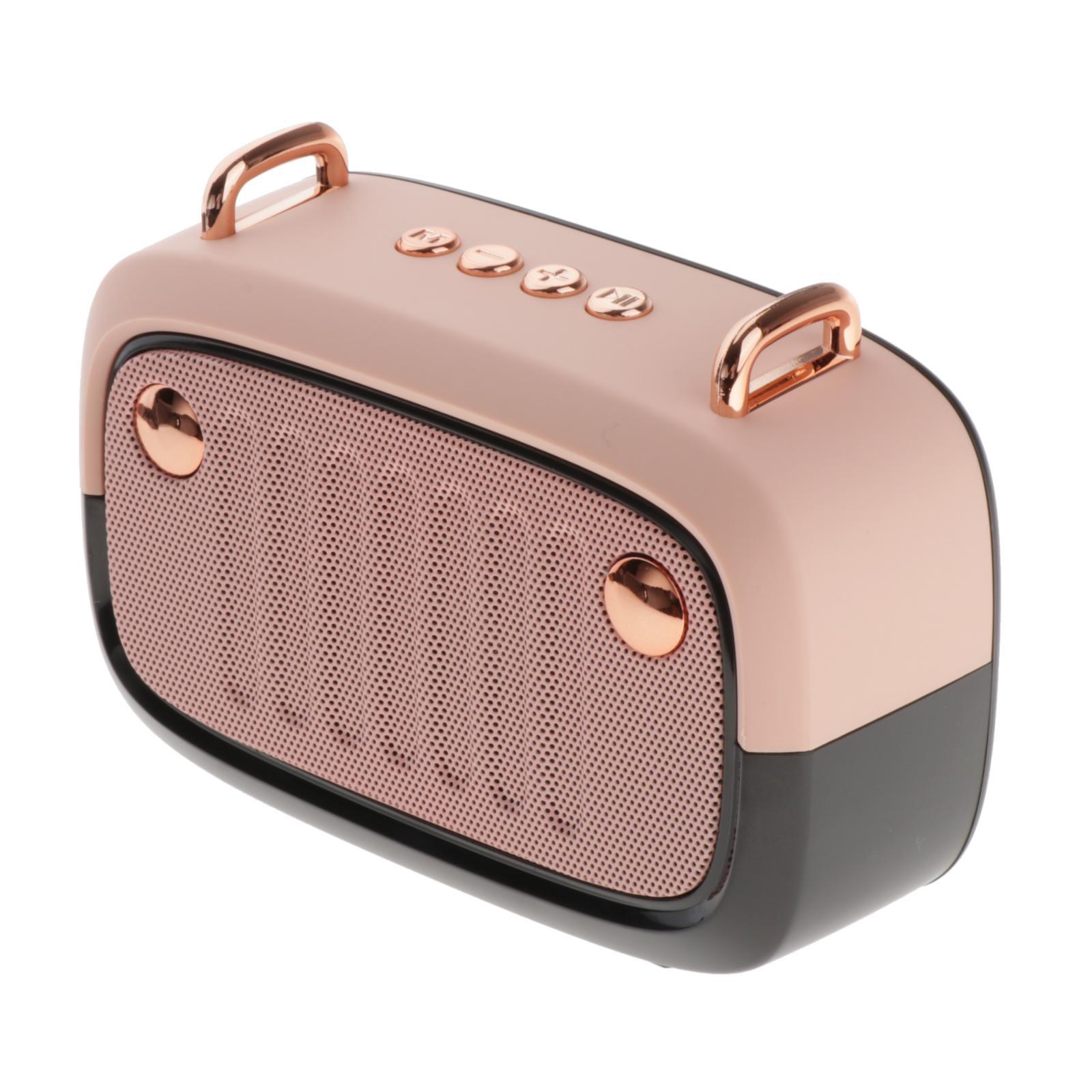 Stylish Portable Bluetooth Amplifier with Mic 800mah Handsfree FM Radio Bass