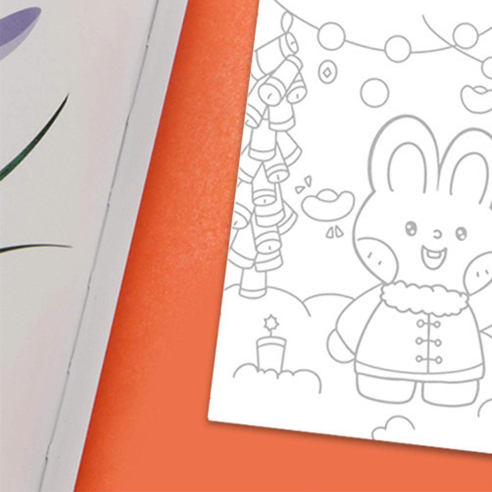 Watercolor Painting  Paper DIY Art Drawing Colorable for Party Supplies Birthday Gifts