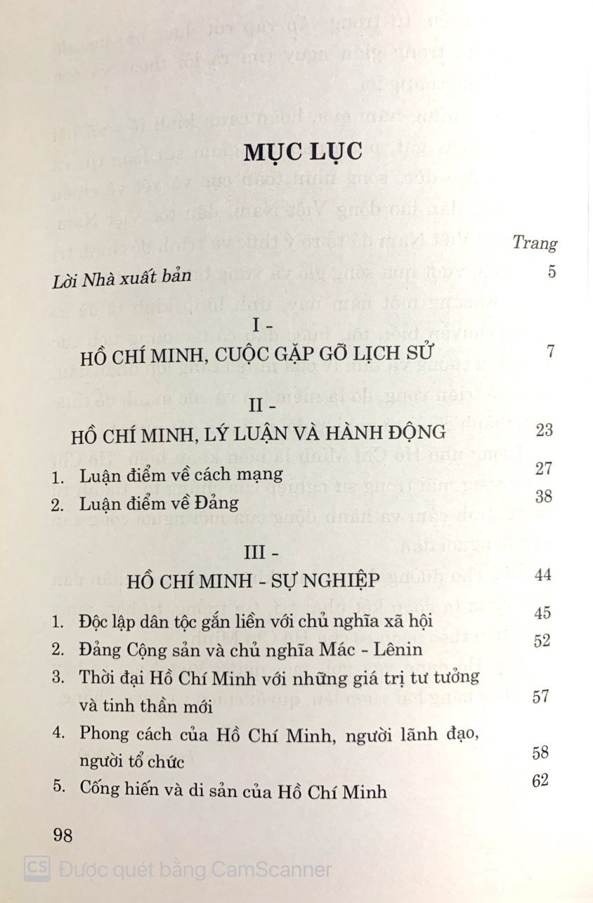 Hồ Chí Minh - Một con người, một dân tộc, một thời đại, một sự nghiệp