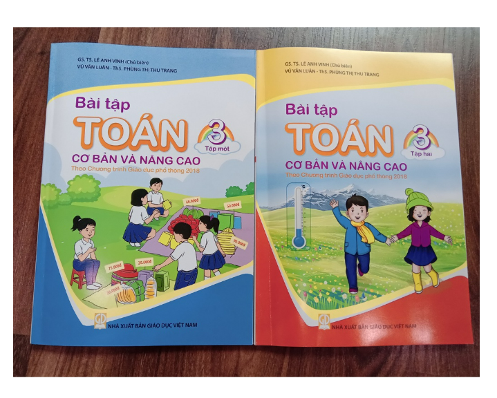 Sách - Combo 2 cuốn Bài tập Toán 3 cơ bản và nâng cao