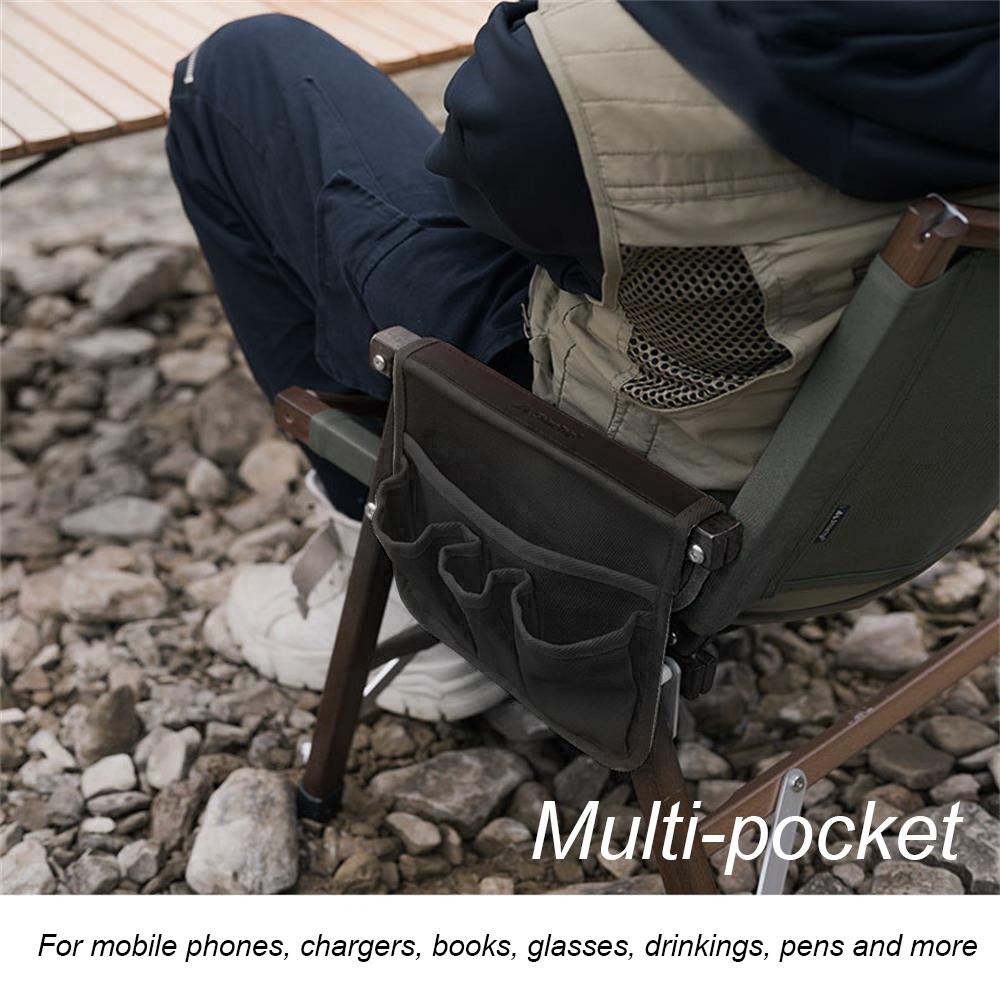 Túi canvas treo tay ghế cắm trại đa dụng dành cho câu cá, cắm trại