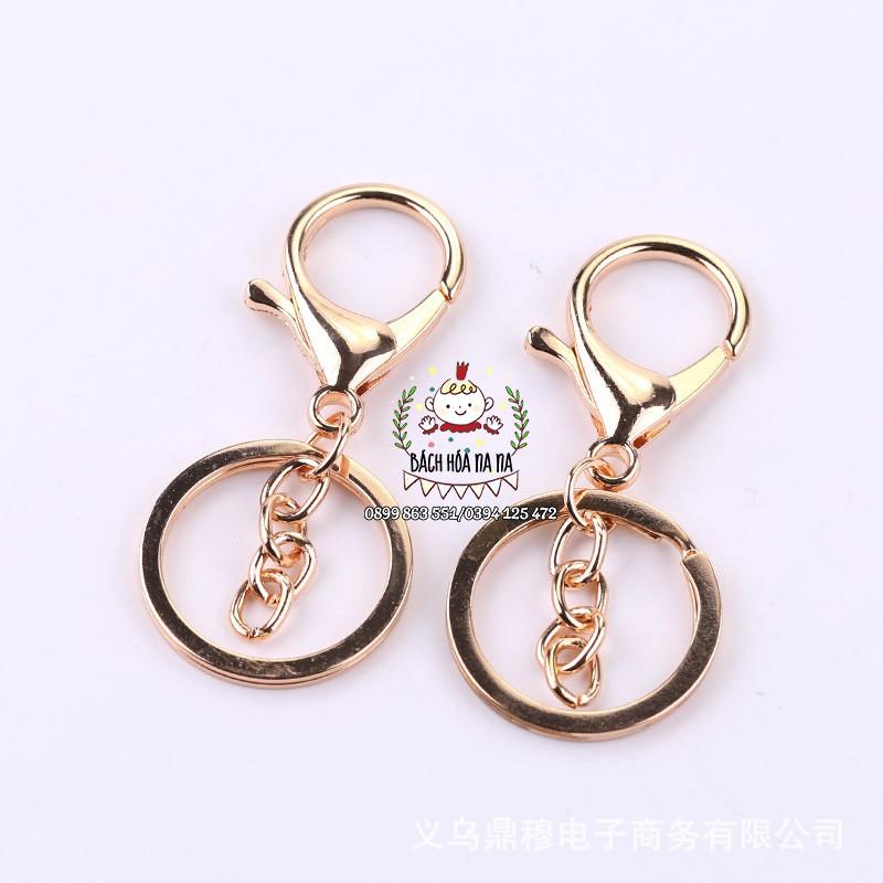 Móc khóa càng cua lớn cho các bạn làm DIY, phụ kiện túi ví, chìa khóa, có dây xích - Nana Handmade