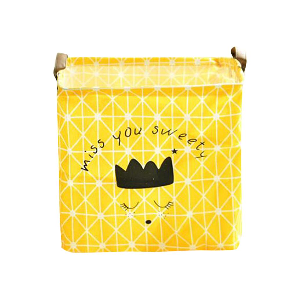 Children Kid Toys Clothes Storage Basket Hamper Laundry Bin Organizer