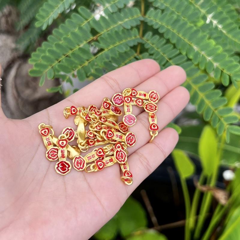 Charm gậy như ý màu xi vàng làm phụ kiện vòng tay