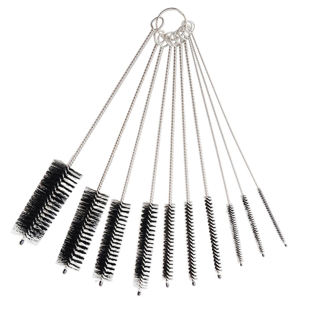 20pcs 20cm Abrasive Wire Brush Pipe Tube Cleaning Brush for Bottles,Test Tubes