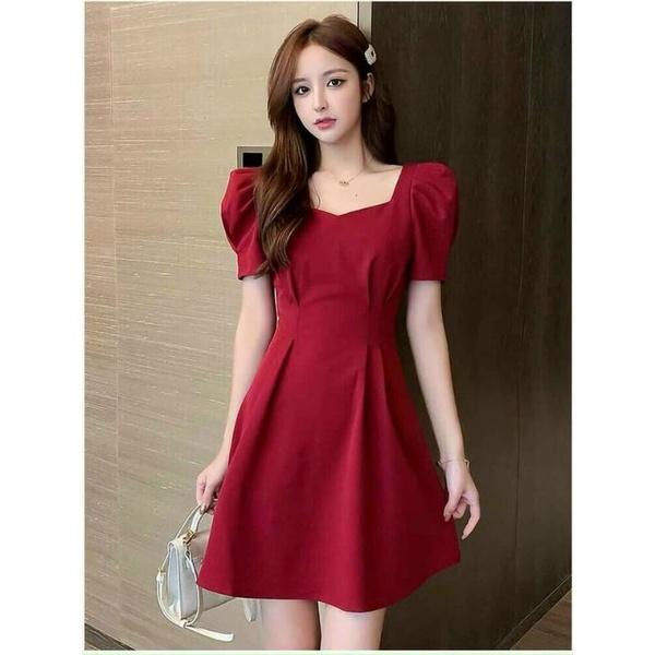 ĐẦM NỮ DÁNG SUÔNG ĐAN CHÉO DÂY LƯNG