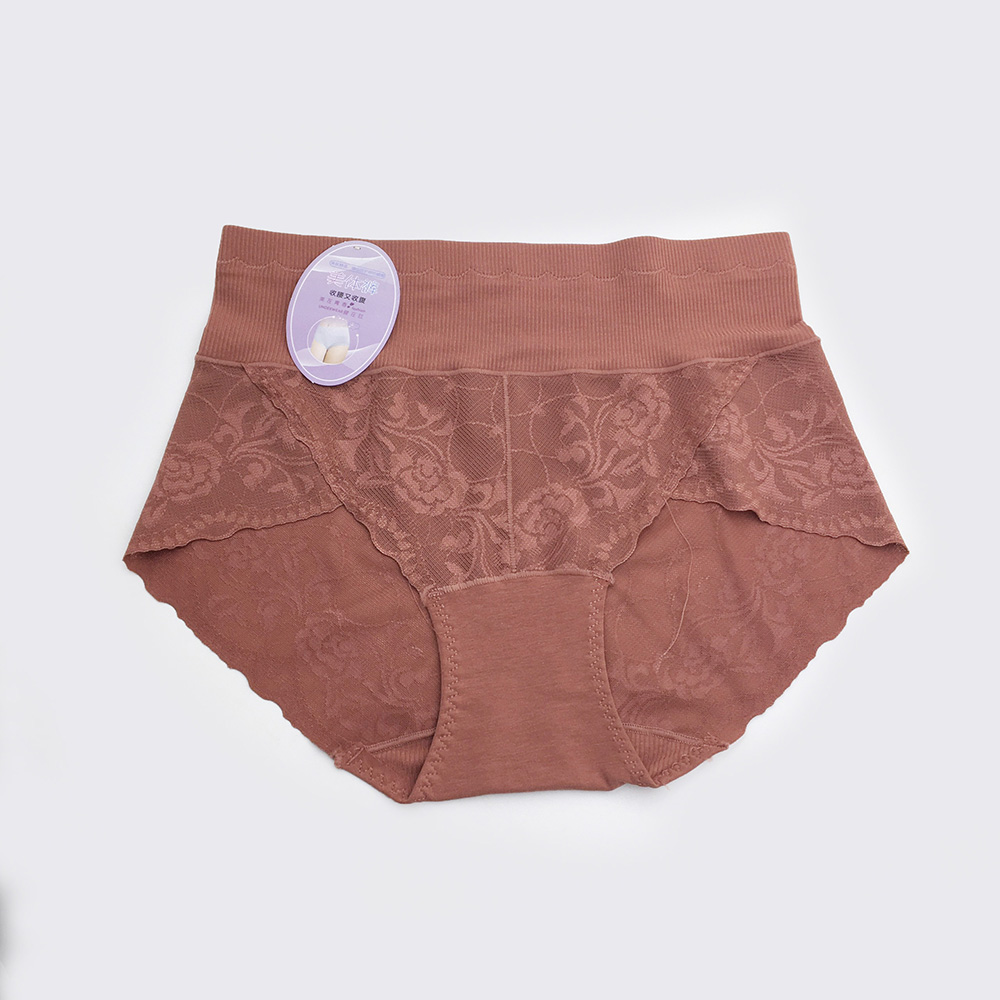 Quần lót nữ cotton ren cạp cao gen bụng, không lộ viền, mềm mịn,kháng khuẩn thấm hút tốt