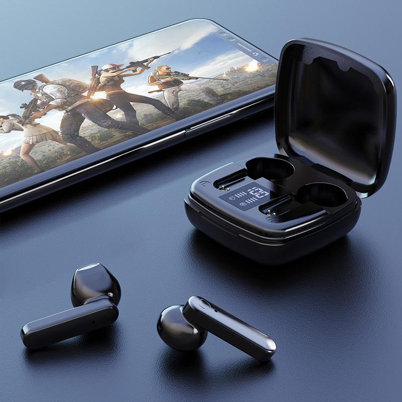 Không Dây Bluetooth TWS 9D Stereo HiFi Bass Sâu Tai Nghe Điều Khiển Cảm Ứng Tai Nghe Nhét Tai Màn Hình Hiển Thị LED Tai Nghe Với Micophone