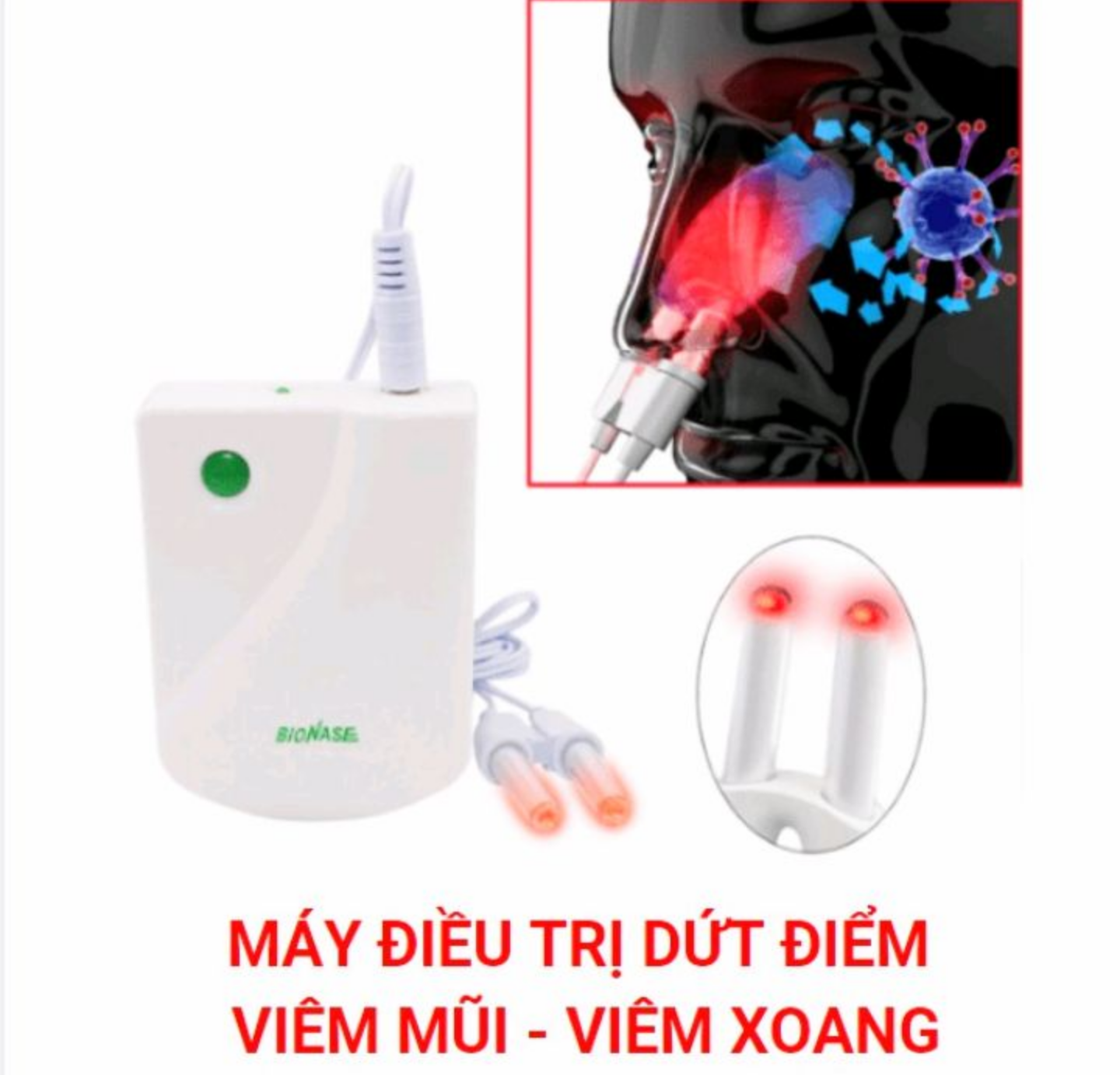 MÁY XÔNG MŨI HỔ TRỢ ĐIỀU TRI DỊ ỨNG VIÊM XOANG VIÊM MŨI HIỆU QUẢ CAO