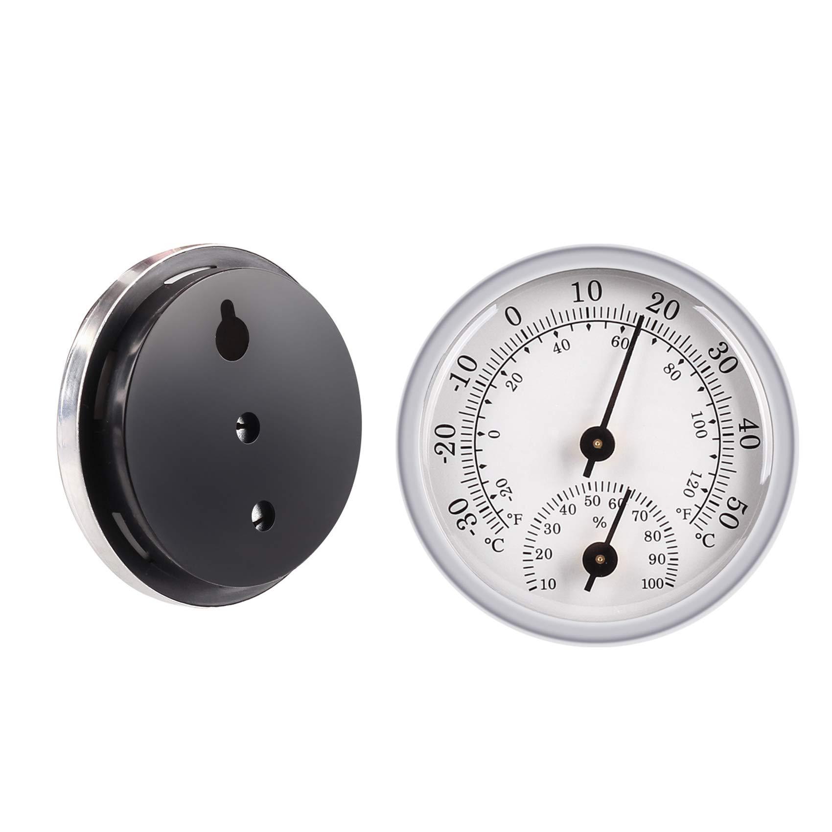 Thermo Hygrometer, Nhiệt kế Máy đo nhiệt kế tương tự, Nhiệt kế phòng và Máy đo độ ẩm không khí, cho tại nhà hoặc trong văn phòng, kiểm soát khí hậu trong nhà