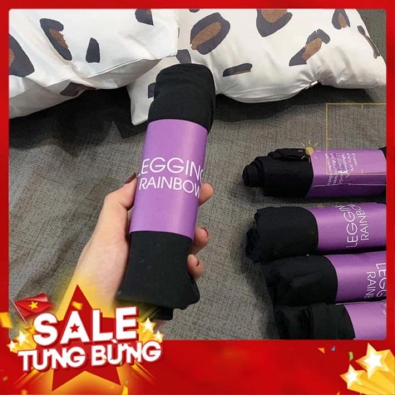 Quần legging lửng thái nâng mông đùi nữ ngố cạp cao lưng thun siêu co giãn,Siêu mát