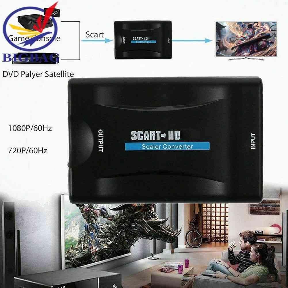 Bộ ChuyểN ĐổI Âm Thanh / Video HDMI 1080P Sang SCART Cho HD TV DVD