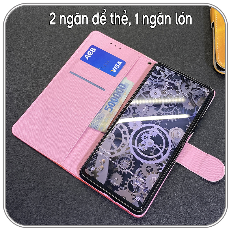 Bao da cho Xiaomi Poco X3 NFC - X3 Pro , 2 màu Gradient, khóa nam châm