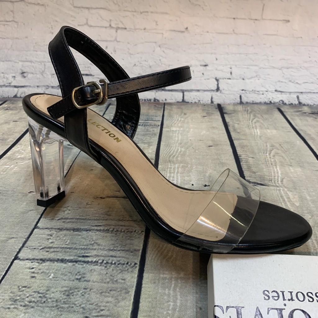 Sandal nữ, dép nữ thời trang cao gót công sở cao cấp quai trong đế trong 2613