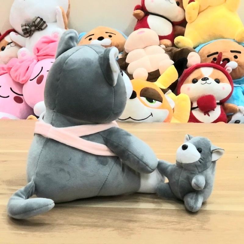 Thú bông chuột địu con sz 35cm