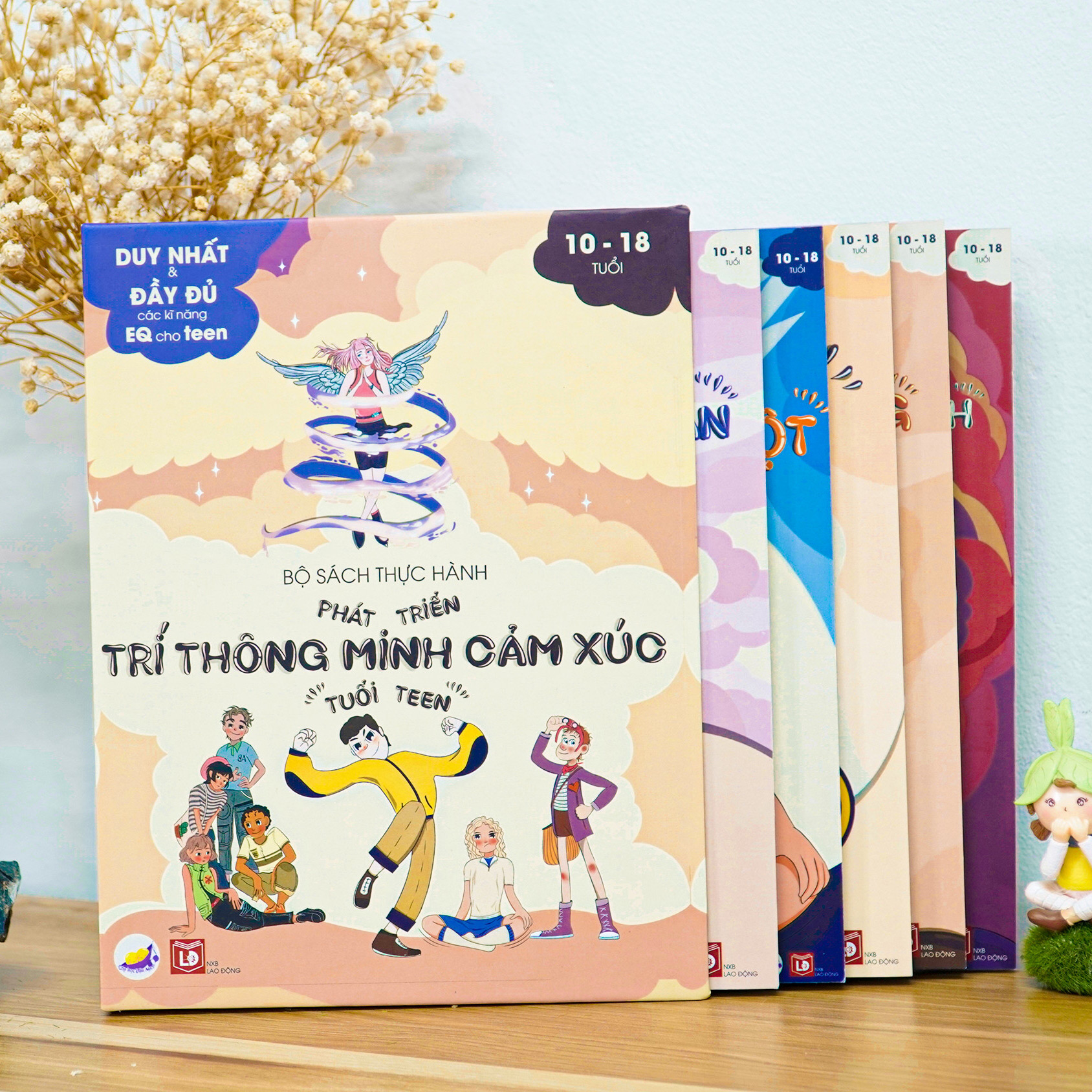 BỘ SÁCH THỰC HÀNH VÀ PHÁT TRIỂN TRÍ THÔNG MINH CẢM XÚC TUỔI TEEN | Dành cho các con từ 10 tuổi đến 18 tuổi