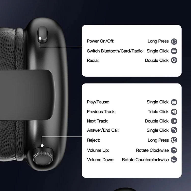 Tai Nghe Headphone Không Dây Bluetooth 6.0 Ai Chip – Wekome PureBass Airbuds  Pin 58H • Đệm Tai Siêu Êm • Bass Mạnh • Hỗ Trợ TF Card • Hàng Nhập Khẩu Chính Hãng