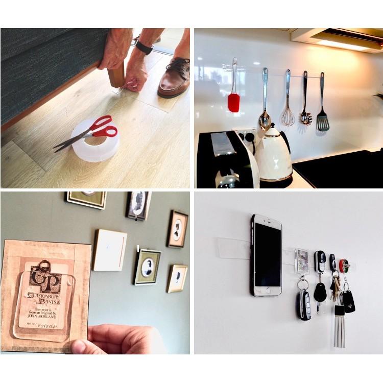 Băng dính trong suốt dài 3m dán siêu chắc . LG11