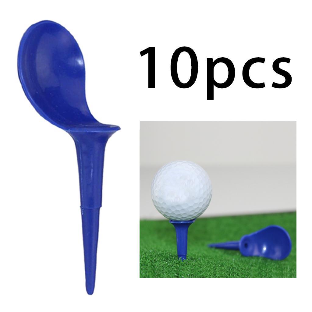 2x 10 PCS Blue Plastic Novelty Chair Shape Golf Tees Training Aids Equipment