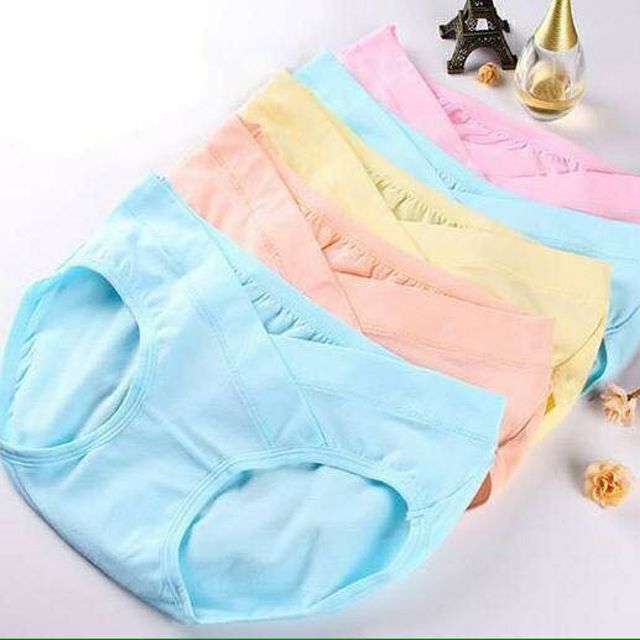 Set 5 quần lót bầu cạp chéo cotton cao cấp