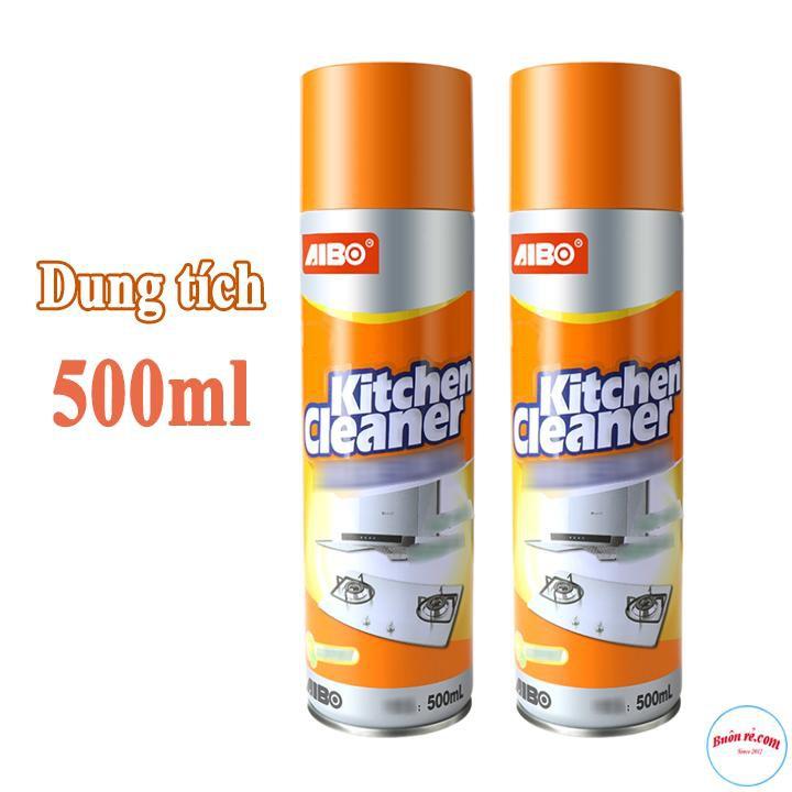 Combo 2 Bình Xịt Tẩy Bếp Đa Năng Kitchen Cleaner Sạch Bóng Mọi Vết Bẩn 500ml 00238