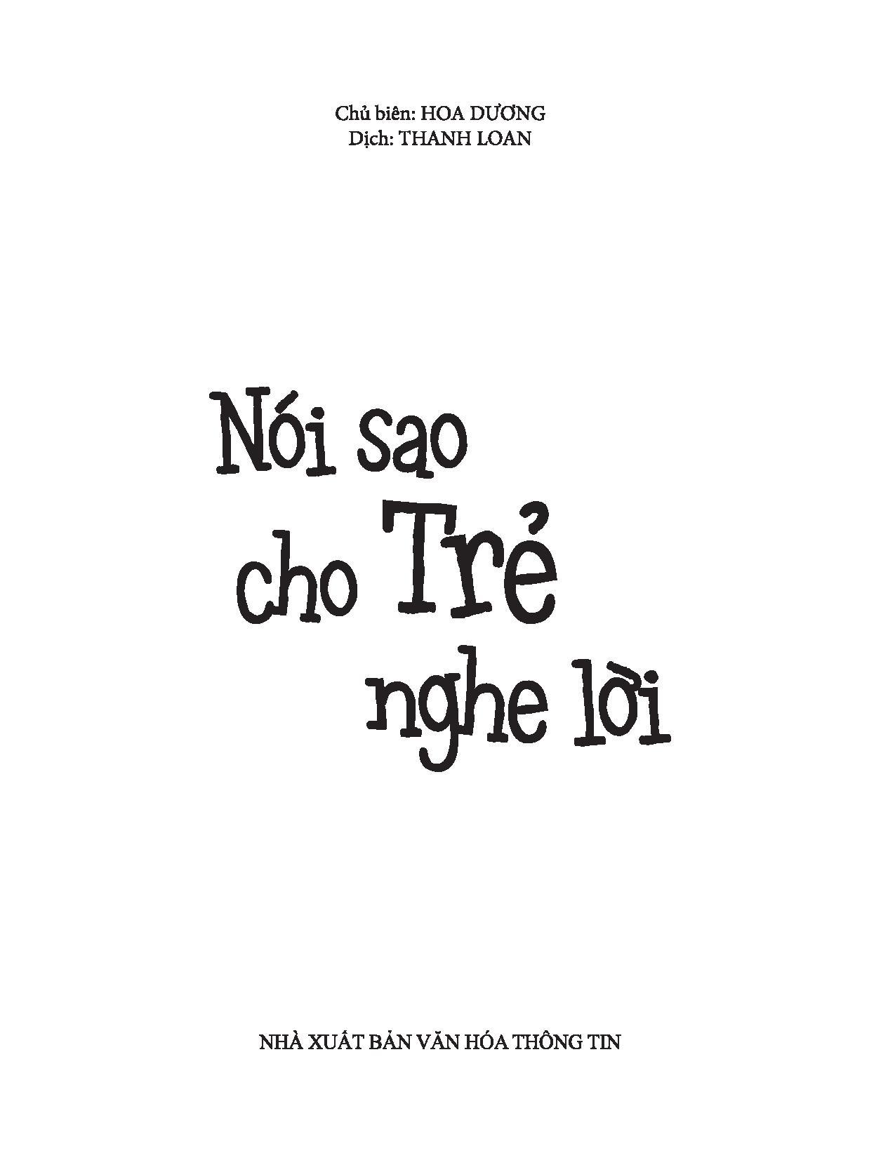 Nói Sao Cho Trẻ Nghe Lời (2022)