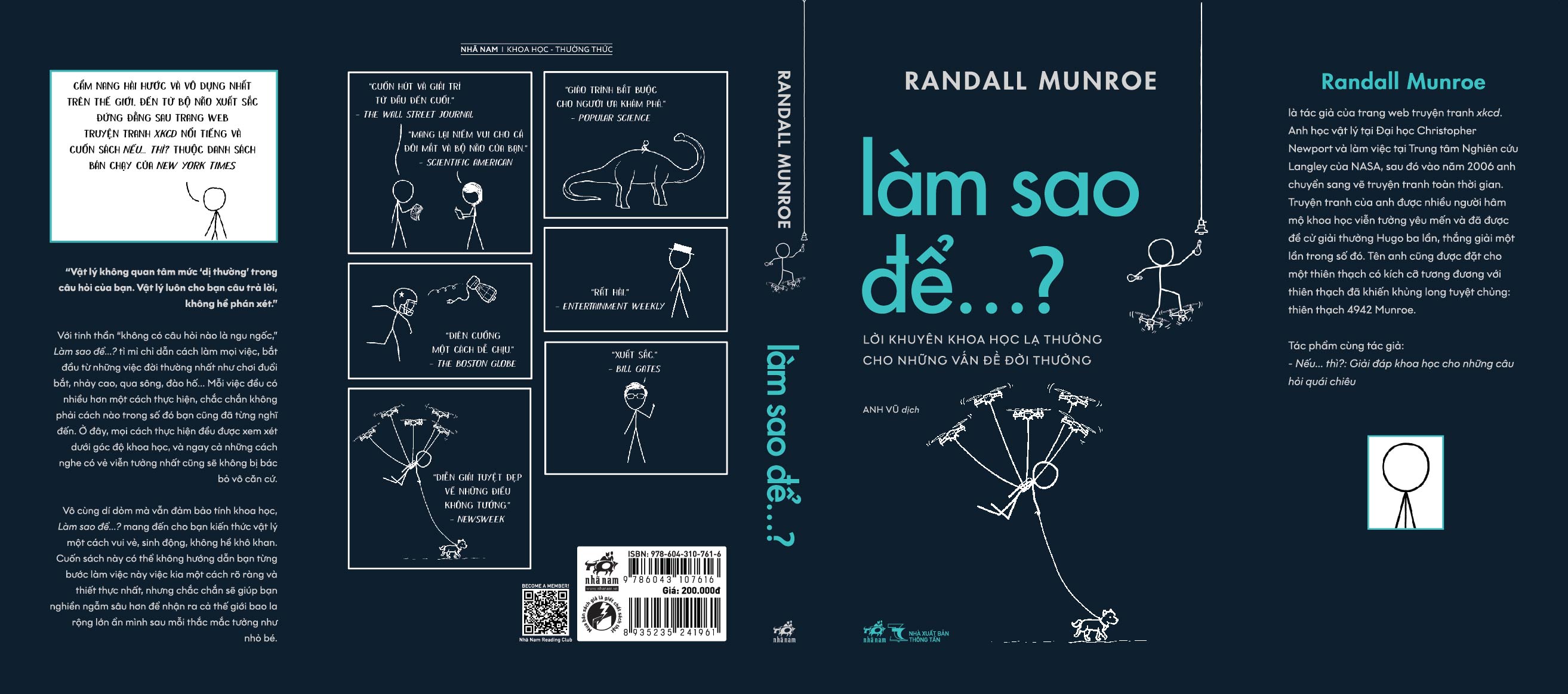 Sách - Làm sao để: Lời khuyên khoa học lạ thường cho những vấn đề đời thường (Randall Munroe) (Nhã Nam Official)
